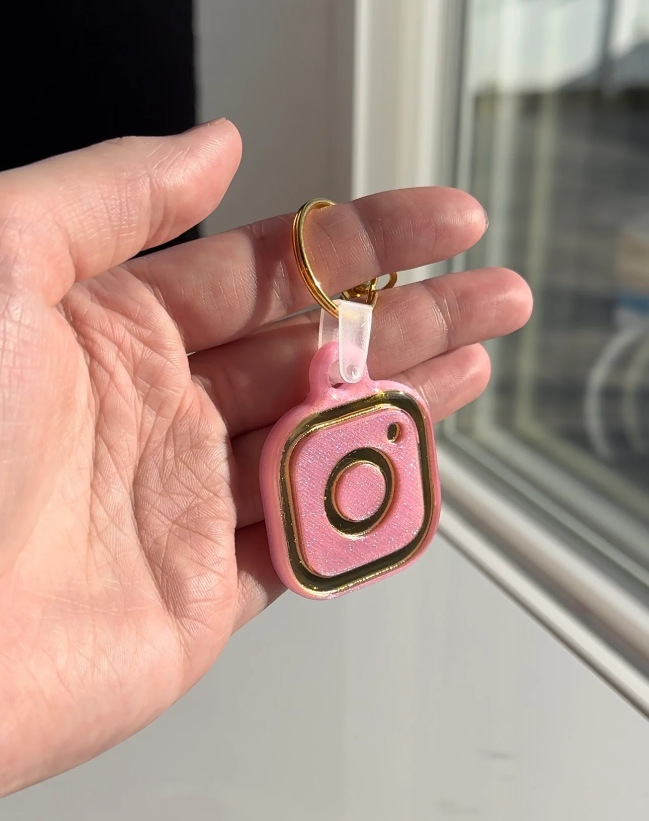 NFC Instagram with Mirror Logo KeyChain Free US Delivery - Image 12