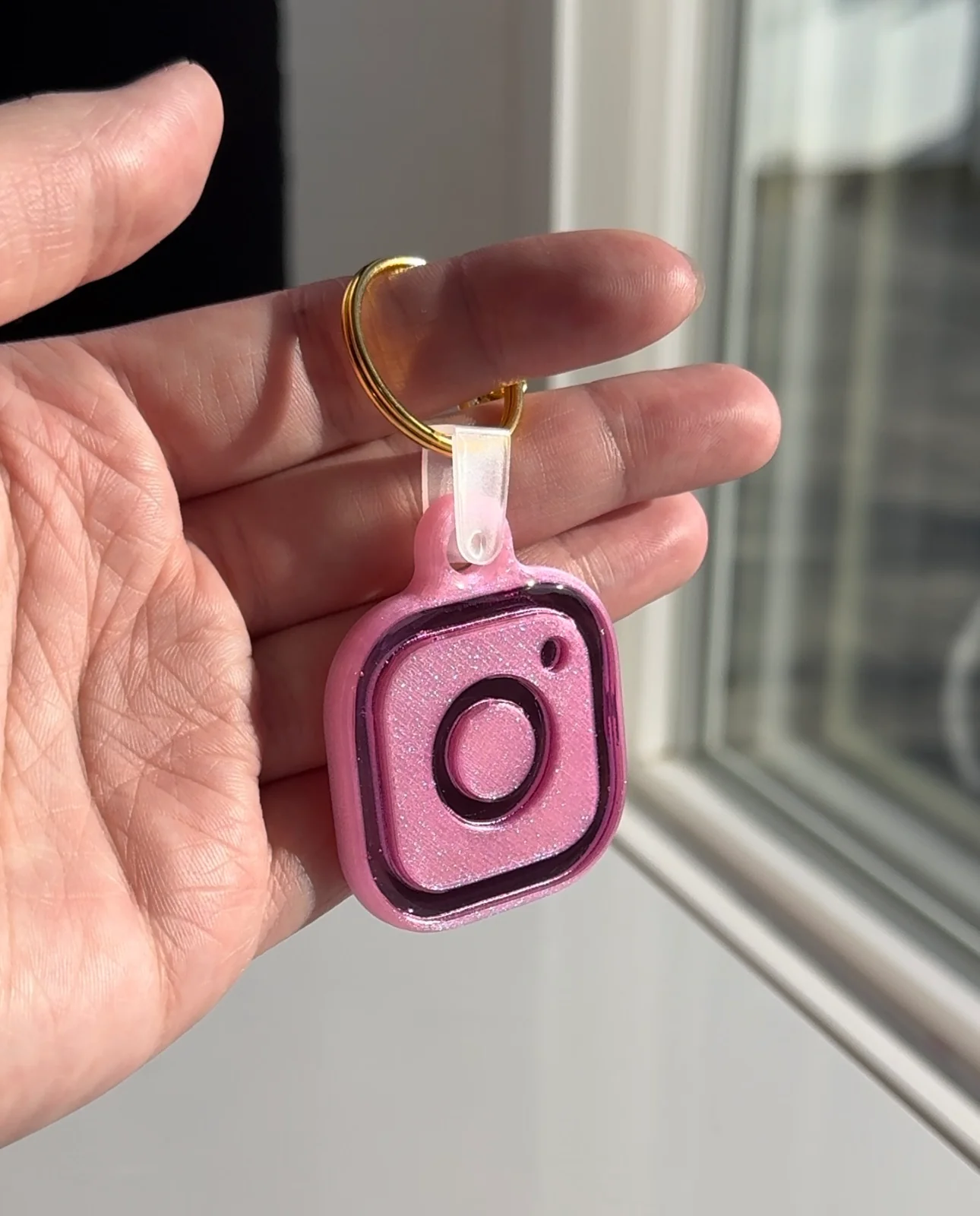 NFC Instagram with Mirror Logo KeyChain Free US Delivery - Image 13