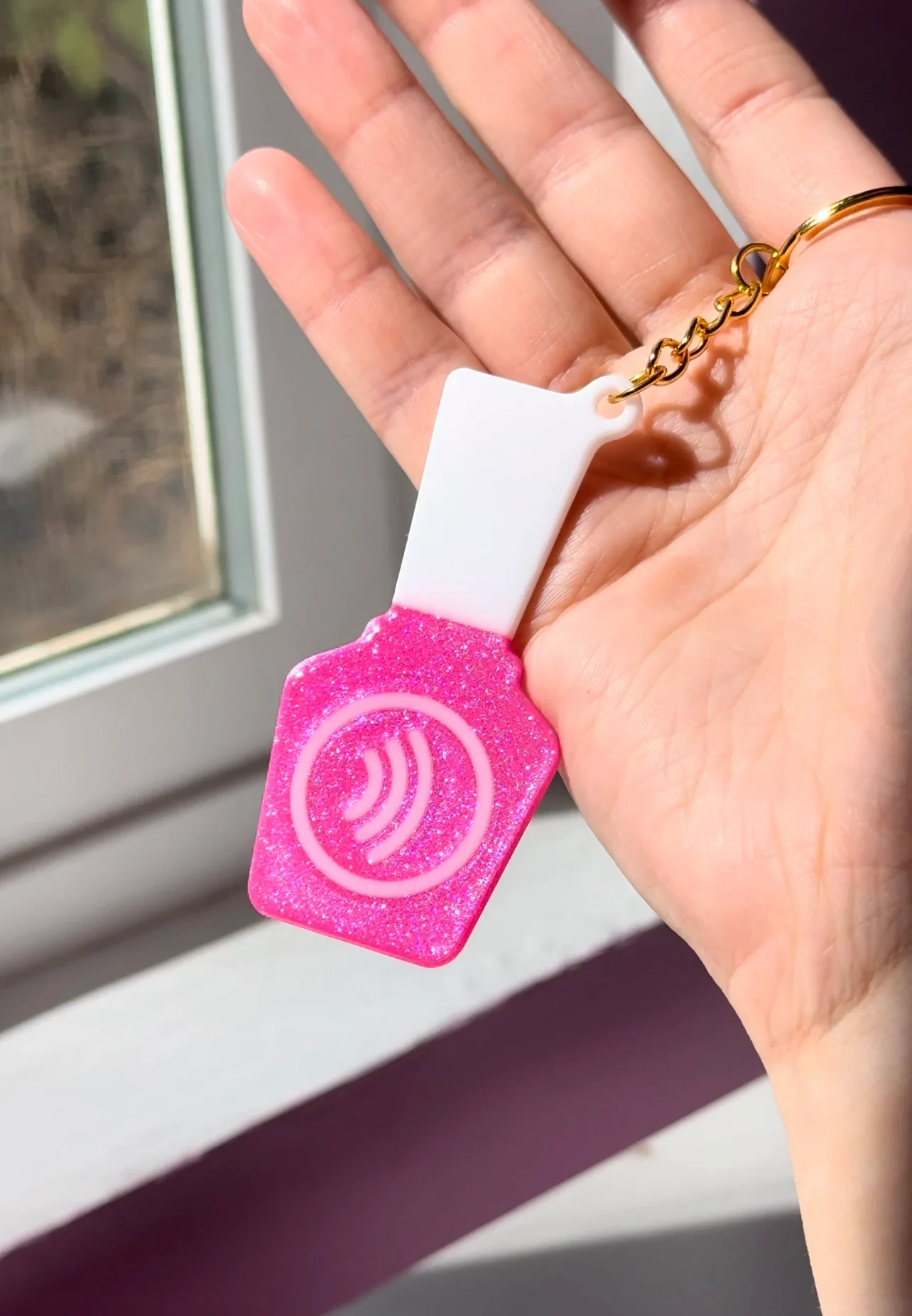 NFC Nail Bottle KeyChain Free US Delivery - Image 19