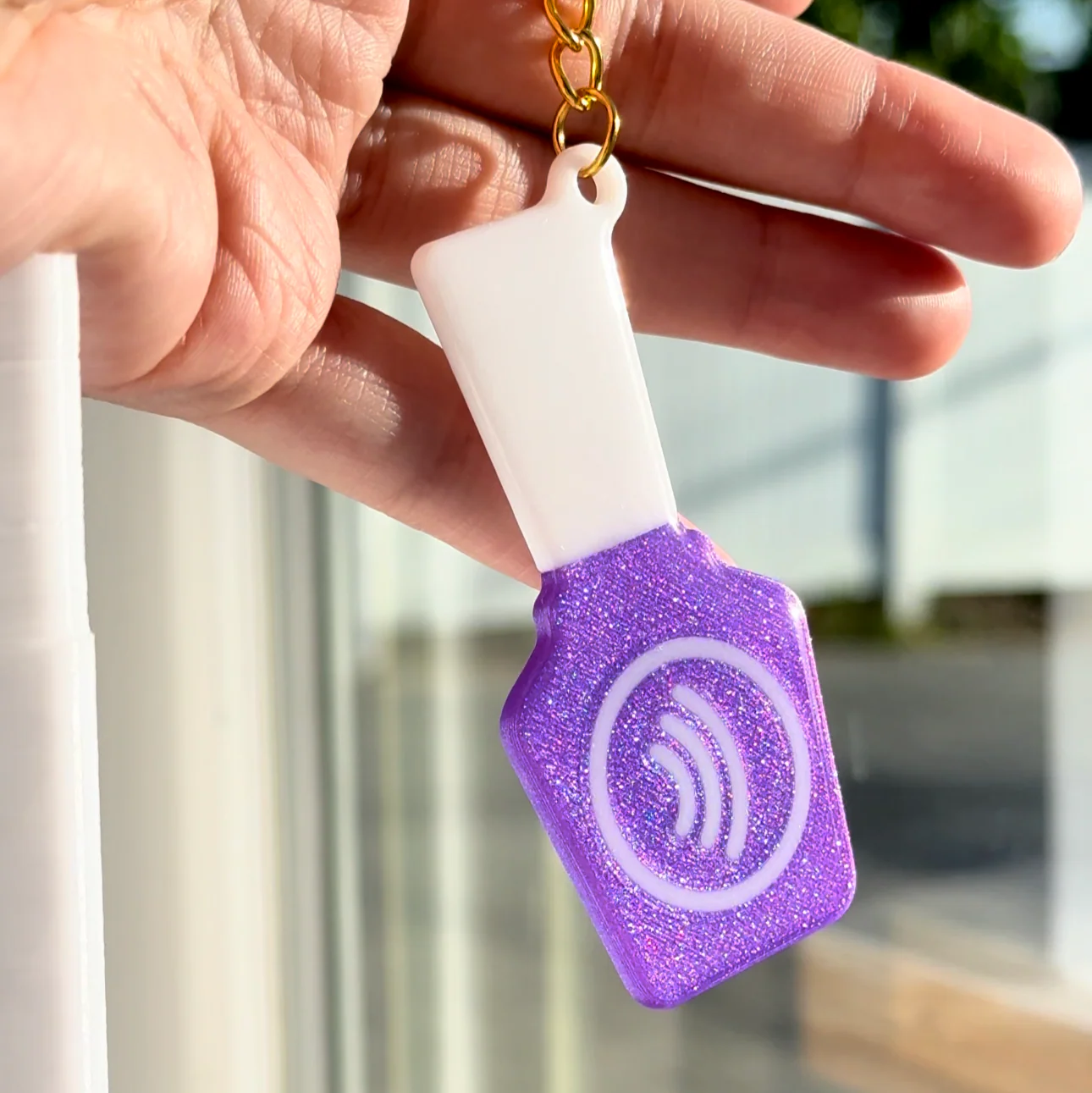 NFC Nail Bottle KeyChain Free US Delivery - Image 28
